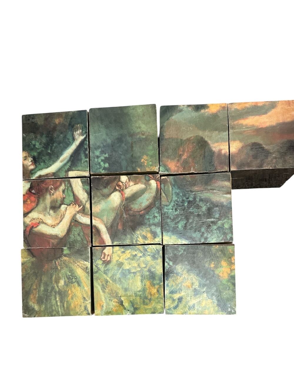 Art Blocks Impressionists Puzzle Incomplete Set of 10 Pieces